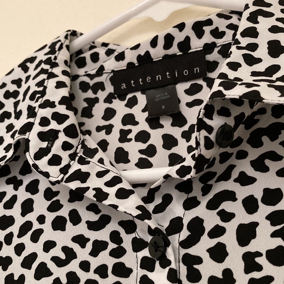 Attention Sleeveless Blouse in Small Cheetah Print Size S - Picture 7 of 8